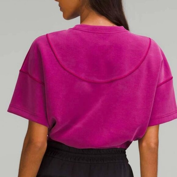 LULULEMON SOFTSTREME short sleeve women's sweater size 6 - Picture 3 of 5